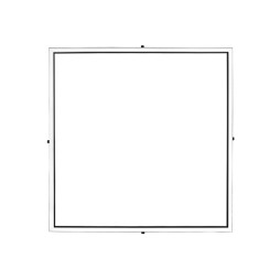 LED ceiling lamp, frame 580*580 2112LM 220V 18W 6500k + driver 18W LEDUA