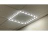 LED ceiling lamp, frame 580*580 2112LM 220V 18W 6500k + driver 18W LEDUA
