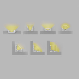 Profile for LED strip Feron CAB254 (10362)