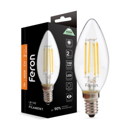 LED lamp Feron Filament LB-160 7W E14 4000K