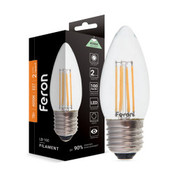 LED lamp Feron Filament LB-160 7W E27 4000K