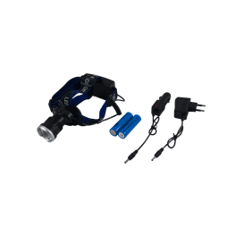 Headlamp rechargeable T24 (P50), charger 220V, cigarette lighter