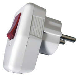 Lemanso grounding plug + red button / LMA002 (multiple of 24 pieces)