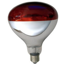 Infrared lamp Lemanso 250W E27 230V half red / LM3011 warranty 6 months