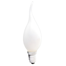 Lamp Lemanso C35T 40W E14 matte with tail