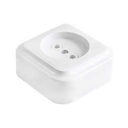 Socket white invoice 1a Bylectrica Praleska ра-16-255