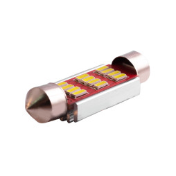 LED car lamp S85-41mm-12smd 4014 white 12V LEDUA