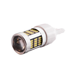 LED car lamp T20-4014-54SMD 7443 white 12V LEDUA
