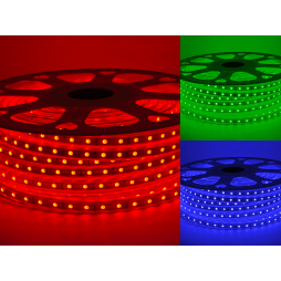 LED strip 5050-60led-15x6mm-220V 5W/m IP65 RGB (60RGB5050-220V-5W) #14-RGB AVT