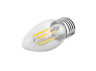 LED lamp 5W C35 E14 COB 500LM 4500K 220V/LM3074 candle transparent Lemanso