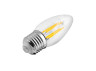 LED lamp 5W C35 E27 COB 500LM 4500K 220V/LM3075 candle transparent Lemanso