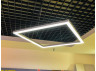LED pendant lamp, ceiling "Quadra" square 110-240V 216W 25920lm 4000k 1000*1000, driver from outside LEDUA