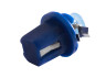 LED car lamp T5-B8.5-COB blue 12V LEDUA