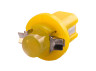 LED car lamp T5-B8.5-COB yellow 12V LEDUA