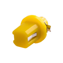LED car lamp T5-B8.5-COB yellow 12V LEDUA