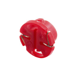 LED car lamp T5-B4.7-COB red 12V LEDUA