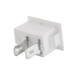 Switch KCD11-101 Small, 250VAC / 3A, 2 contacts, white LEDUA