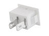 Switch KCD11-101 Small, 250VAC / 3A, 2 contacts, white LEDUA