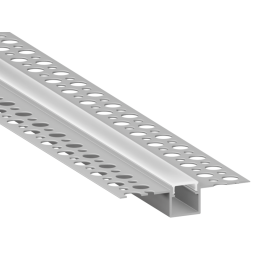 Aluminum profile for LED strip for plasterboard AL-114 2 meters anodized for plaster LEDUA