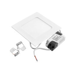 LED recessed DownLight 6w 220V square 6400k