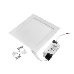 LED recessed DownLight 12w 220V square 6400k