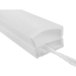 Silicone profile for LED strip 15x25 1 meter overhead SP-12 IP67 with thread (100m in a reel) LEDUA