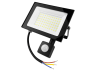 LED spotlight 50W 6500K IP54 5000LM 175-265V with sensor black LMPS105-55 "Charm" Lemanso