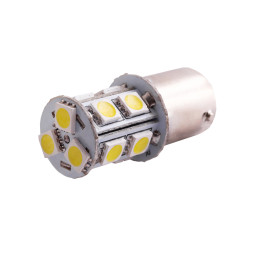 LED car lamp T25-5050-13SMD 1156 white 12V LEDUA