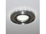 Built-in luminaire Feron 8060-2 under a lamp with backlight chrome