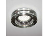 Built-in luminaire Feron 8080-2 under a lamp with backlight silver