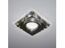 Built-in luminaire Feron 8170-2 under a lamp with backlight silver