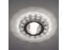 Built-in luminaire Feron 8686-2 under a lamp with backlight silver