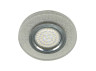 Built-in luminaire Feron 8989-2 under a lamp with backlight silver