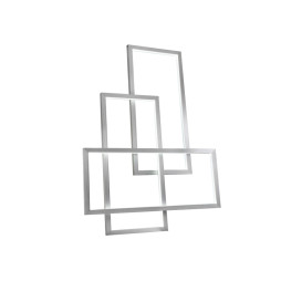 LED wall lamp "Trio" 220V, 400*650 anodized body 32W 4500K+power supply 60W LEDUA