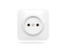 IP20 Outdoor single socket white VIDEX BINERA