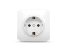 IP20 Outdoor single socket with grounding white VIDEX BINERA