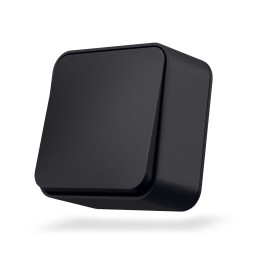 IP20 Outdoor single-button switch black graphite VIDEX BINERA