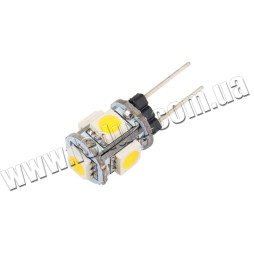 LED lamp G4 5led 1W 12V 7000k LM244 Lemanso