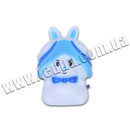 Night light bunny blue 220V NL11 Lemanso