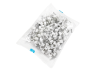 Cable clip 7x16mm flat white 100pcs LMA2713 Lemanso