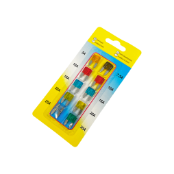 Set of car fuses S 10pcs (aluminum) blister LM2648 Lemanso