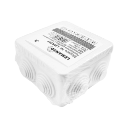 Junction box with rubber plugs 85*85*50 square LMA205 Lemanso