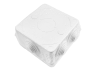 Junction box with rubber plugs 85*85*50 square LMA205 Lemanso