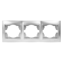 Frame 3-a Sakura silver horizontal LMR1312 Lemanso