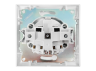 Socket 1-a with grounding Sakura silver LMR1321 Lemanso