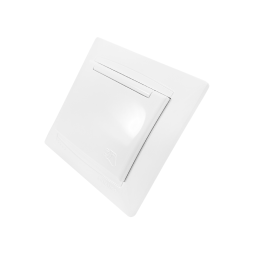 Socket with cover Sakura white LMR1027 Lemanso