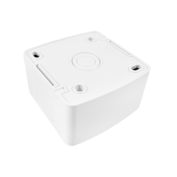 Surface socket 1-way with grounding Magnolia white LMR2004 Lemanso