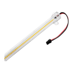 LED strip 2835-72led IP44 6W 6000K 220V 300mm transparent