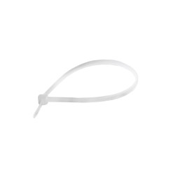 Cable tie locking white 3.6*150mm. (4*150)