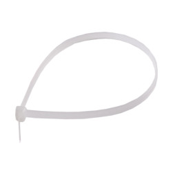 Cable tie locking white 3.6*300mm. (4*300)
